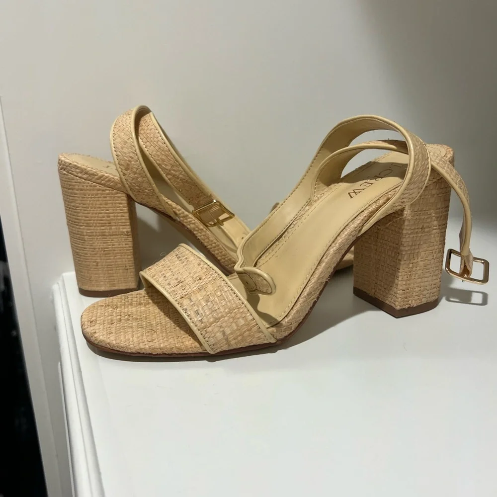 J CREW BLOCK HEEL SANDALS